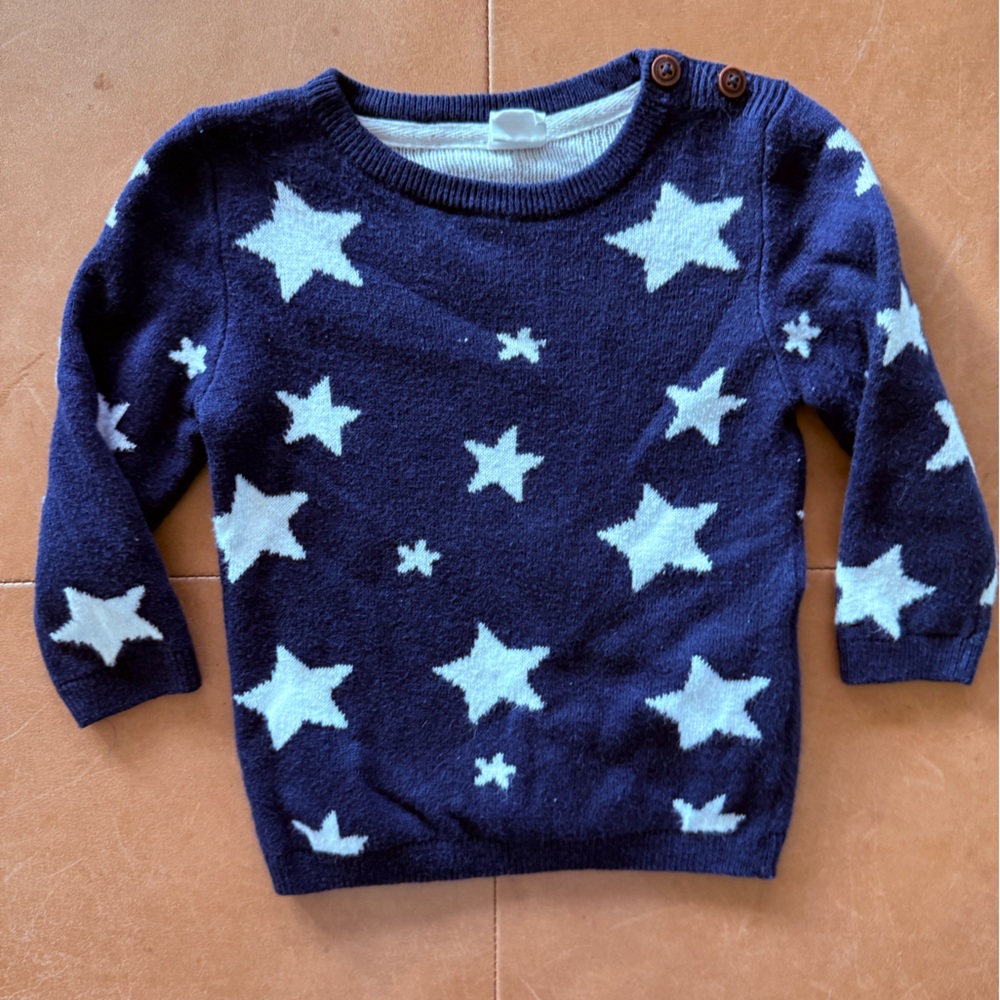 H&M Star Sweater 9-12M